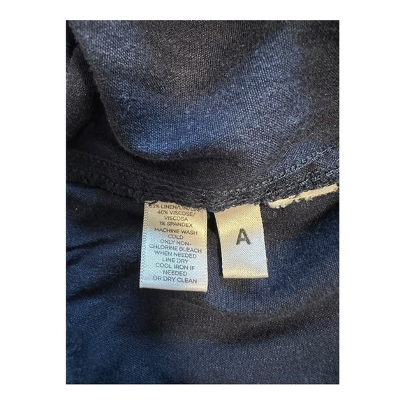 Loft | Lou & Grey Navy Blue Linen Blend Pants - Size Large - Picture 8 of 15